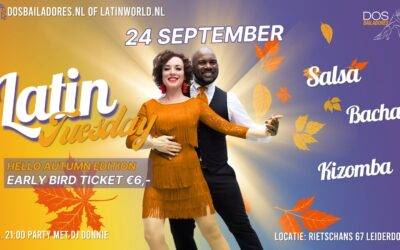 Latin Tuesday party 24 sept “Hello autumn edition”