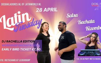 Latin Tuesday 28 & bachata solo workshop